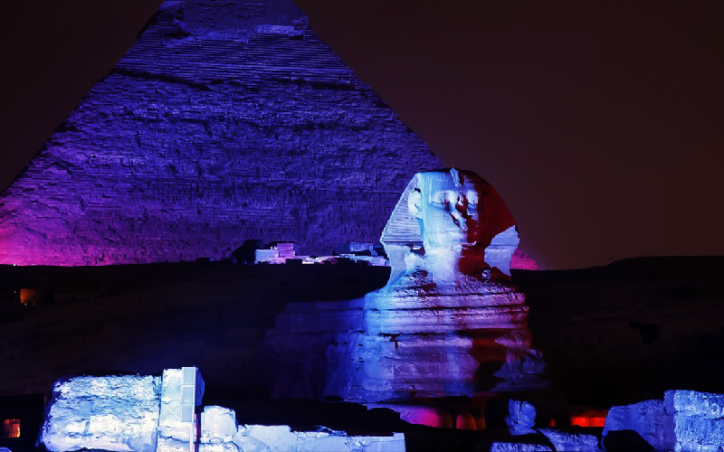 Giza Pyramids Sound and Light Show)